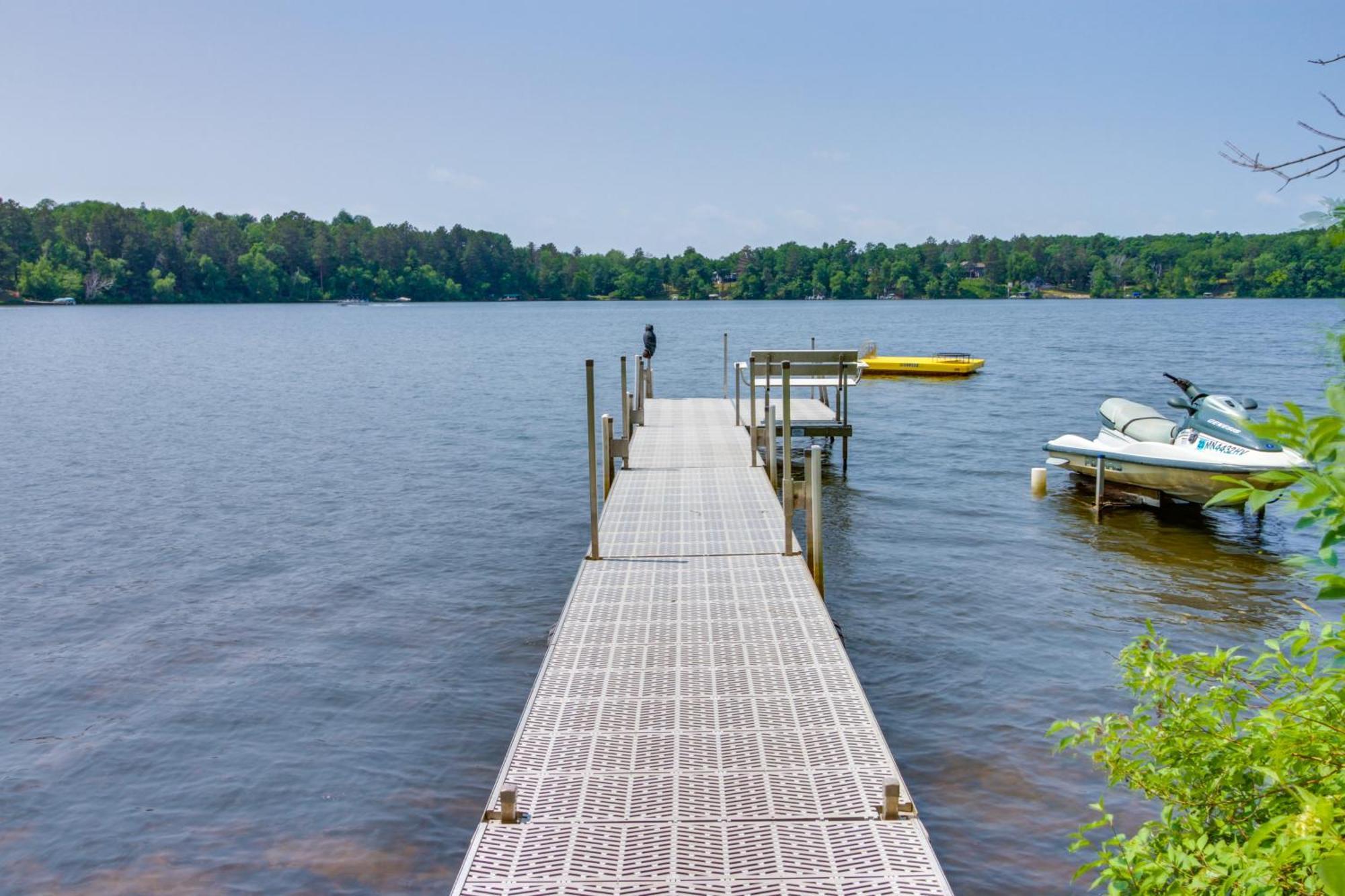 Pequot Lakes Cabin Retreat With Dock And 5 Bikes! Extérieur photo